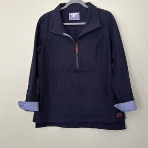 L.L. Bean Flannel Half Zip Pullover